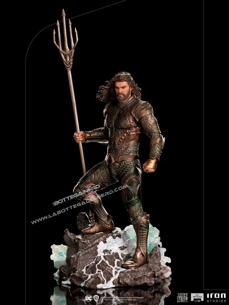 Zack Snyder's Justice League - Art Scale Statue 1/10 Aquaman 29cm - immagine 5