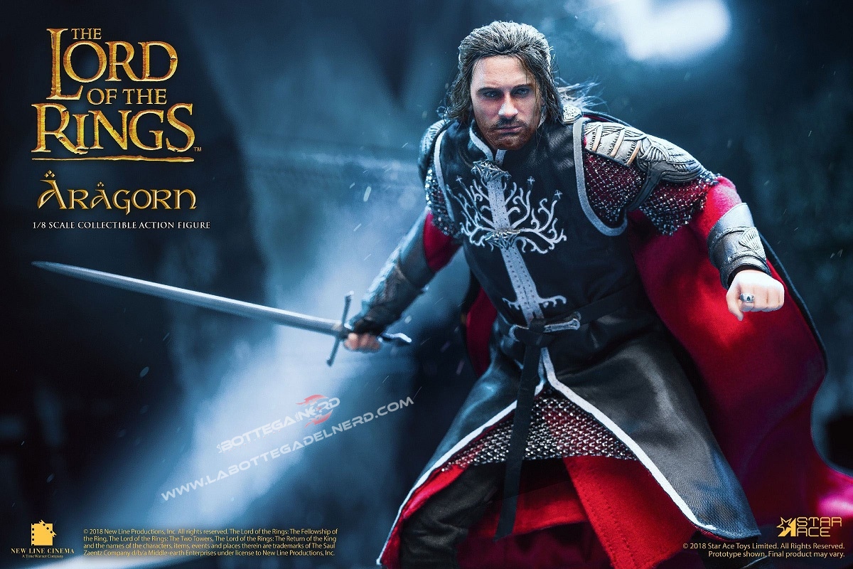 Lord of the Rings - Real Master Series Action Figure Aragon 2.0 23cm - immagine 2