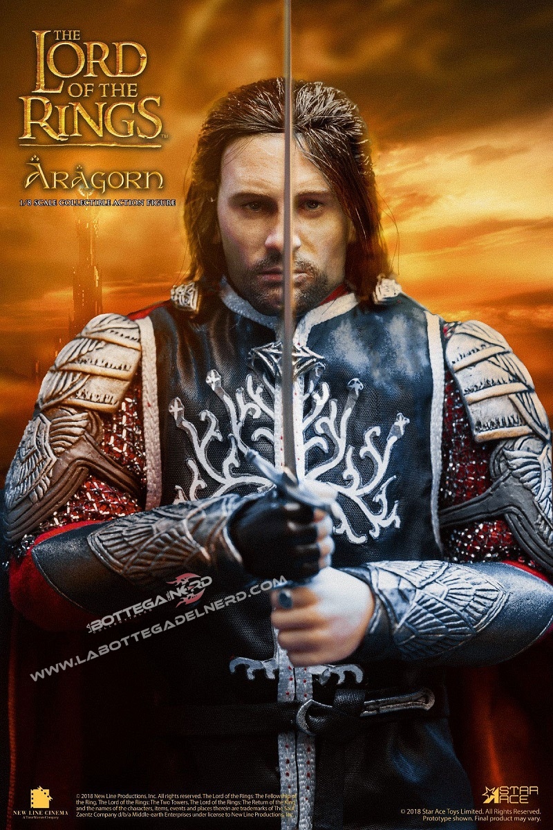 Lord of the Rings - Real Master Series Action Figure Aragon 2.0 23cm - immagine 4