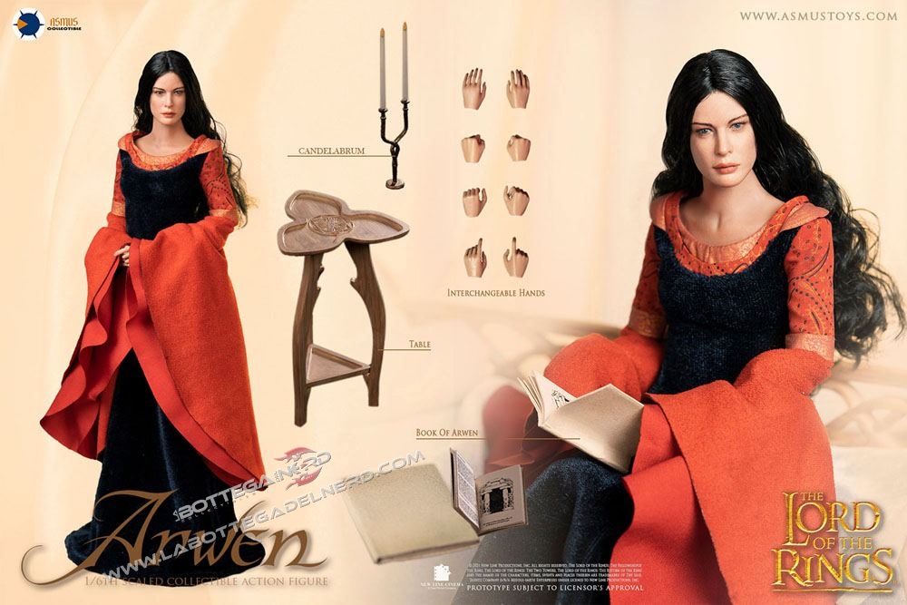 Il Signore degli Anelli - Action Figure 1/6 Arwen in Death Frock 25cm - immagine 3