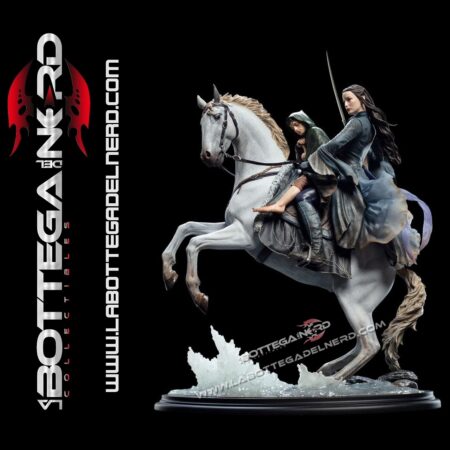 Il Signore degli Anelli - Statua Arwen & Frodo 40cm