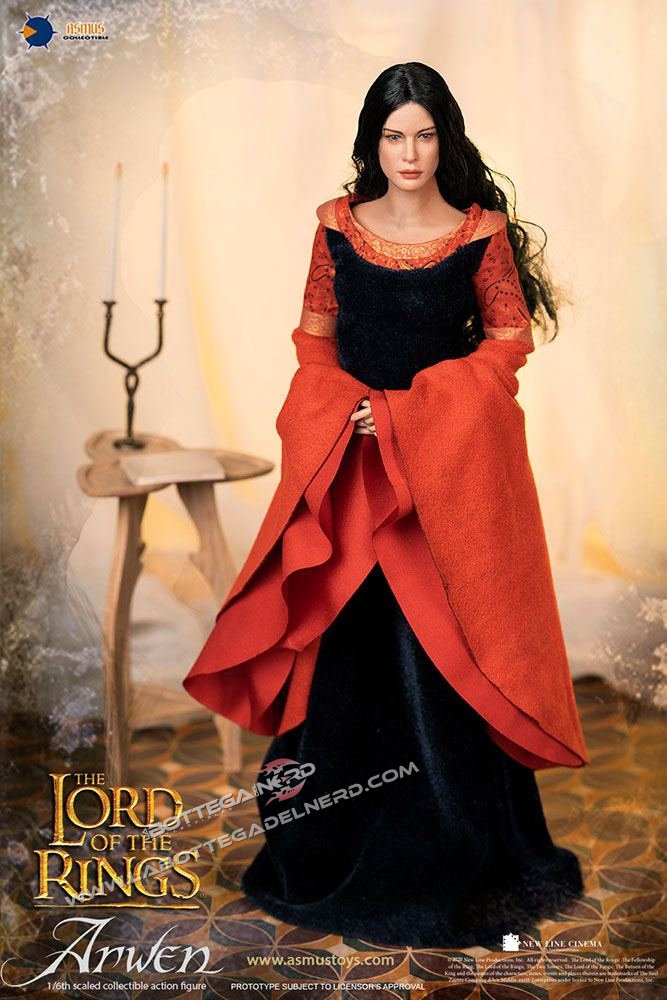 Il Signore degli Anelli - Action Figure 1/6 Arwen in Death Frock 25cm - immagine 4