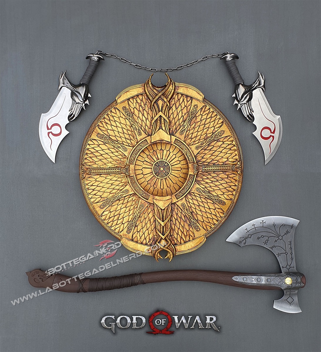 God of War 4 - ULTIMATE PACK Leviatano, Scudo, Lame del Caos 1:1 - immagine 2