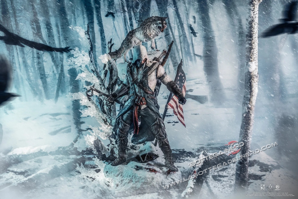 Assassin´s Creed 3 - Statue 1/4 Animus Connor 65cm - immagine 6