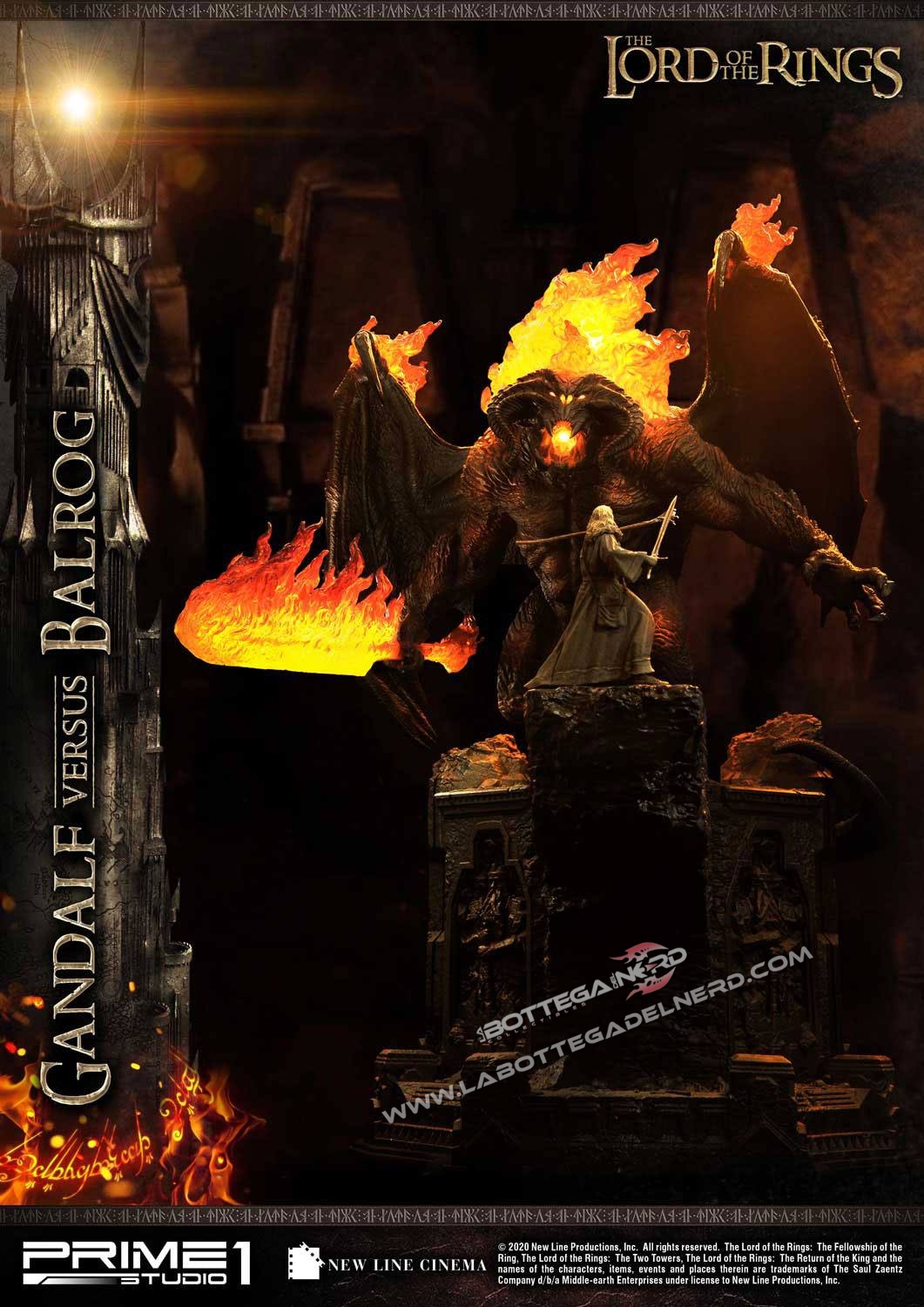 Il Signore degli Anelli - Statua Gandalf Vs. Balrog 79cm - immagine 2