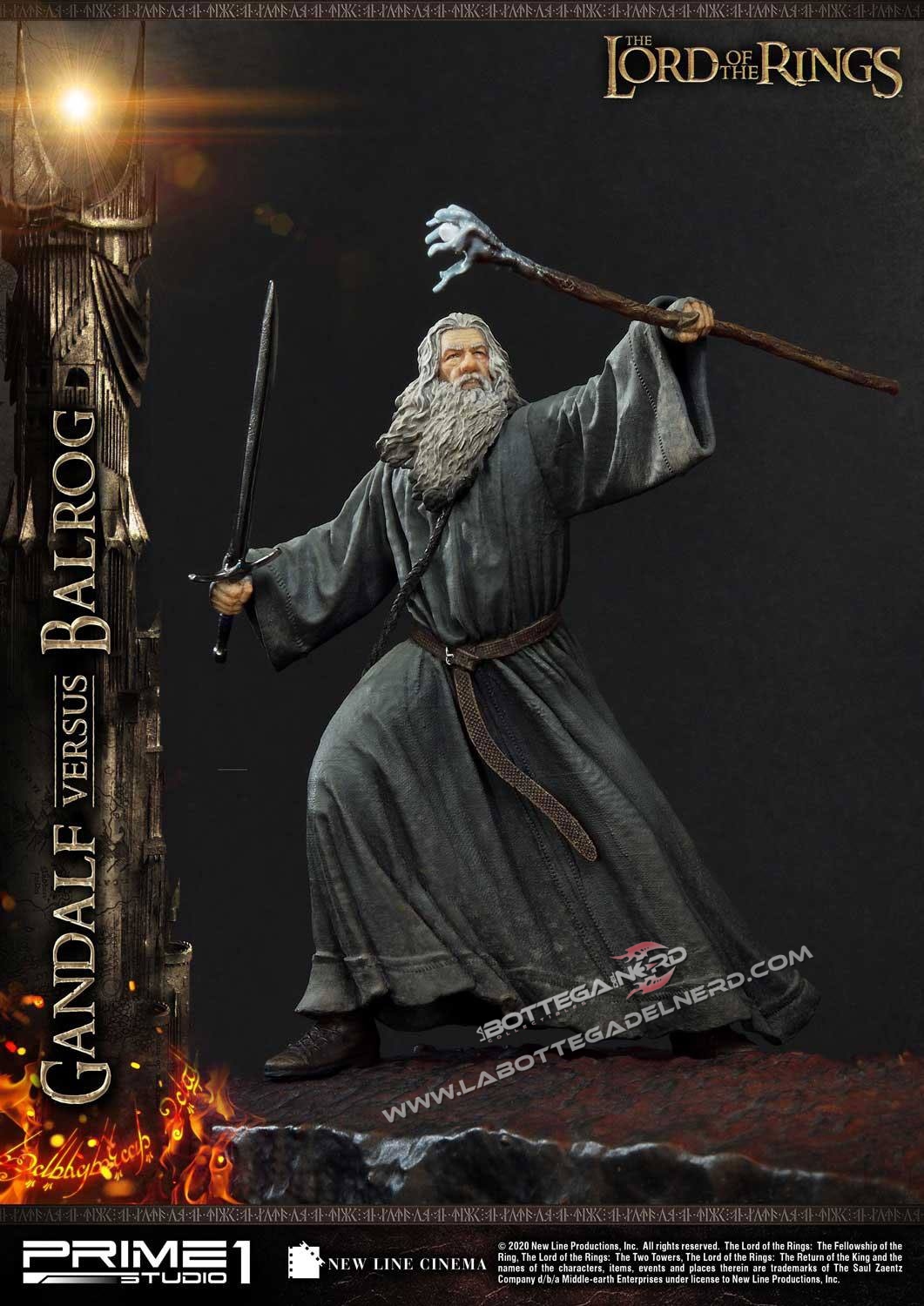 Il Signore degli Anelli - Statua Gandalf Vs. Balrog 79cm - immagine 6