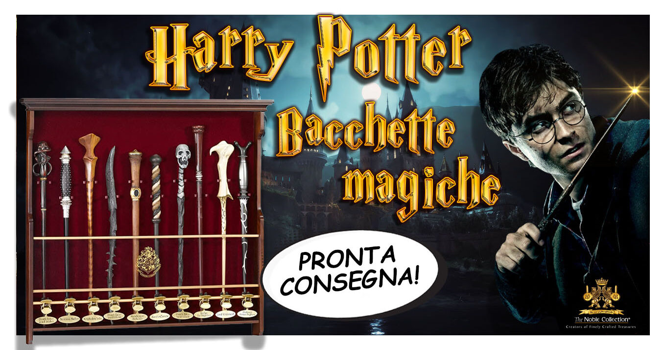 Action figures, Statue, Oggetti di scena, Prop repliche, Spade, Bacchette Harry Potter originali, Bacchette magiche, Gadget