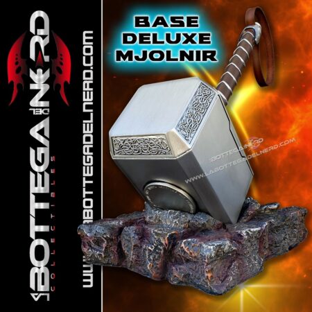 Marvel - Base d'appoggio Deluxe per Martello di Thor (Mjöllnir)