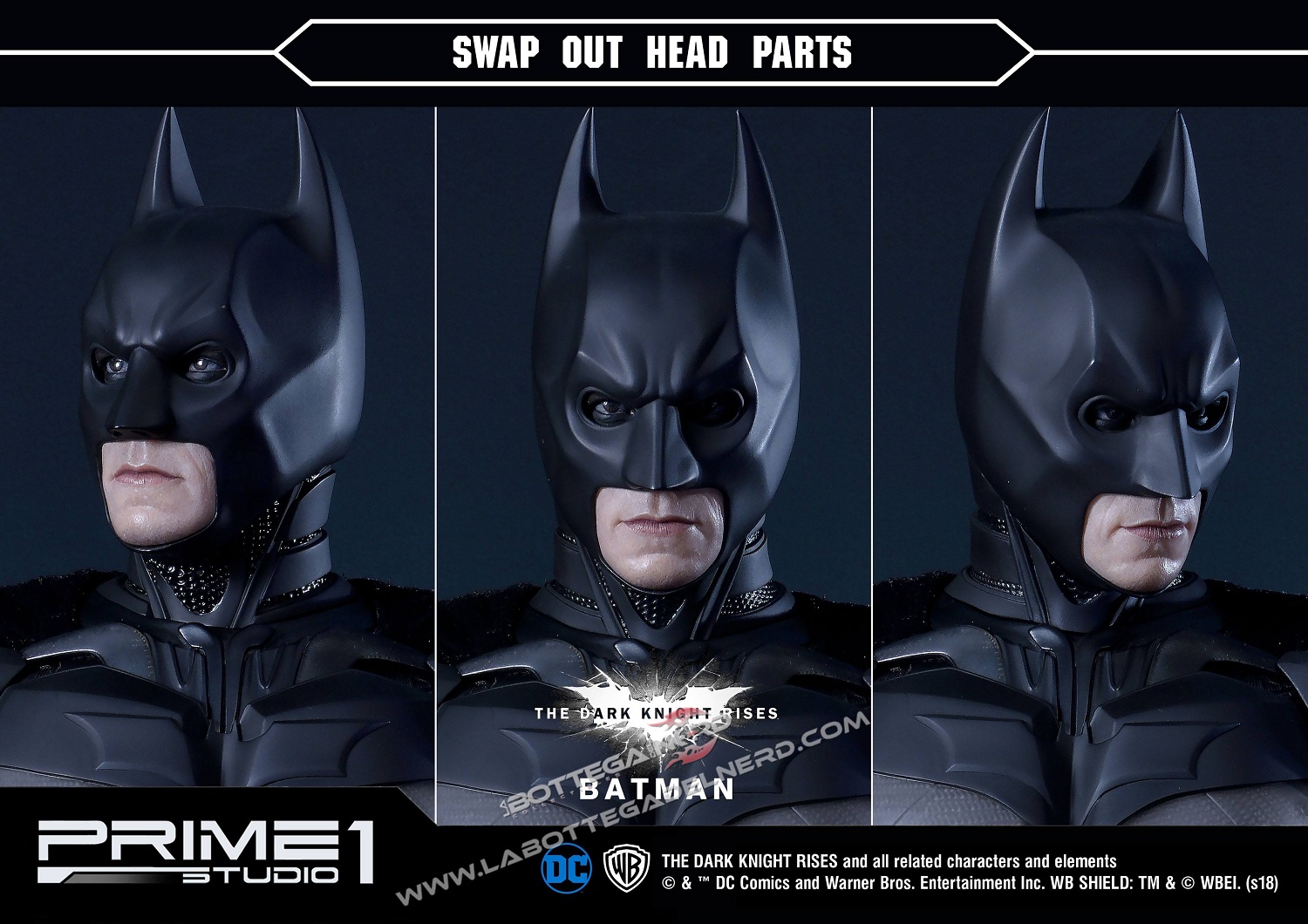 Il cavaliere oscuro Il ritorno - Statua 1/3 Batman 84cm - immagine 10