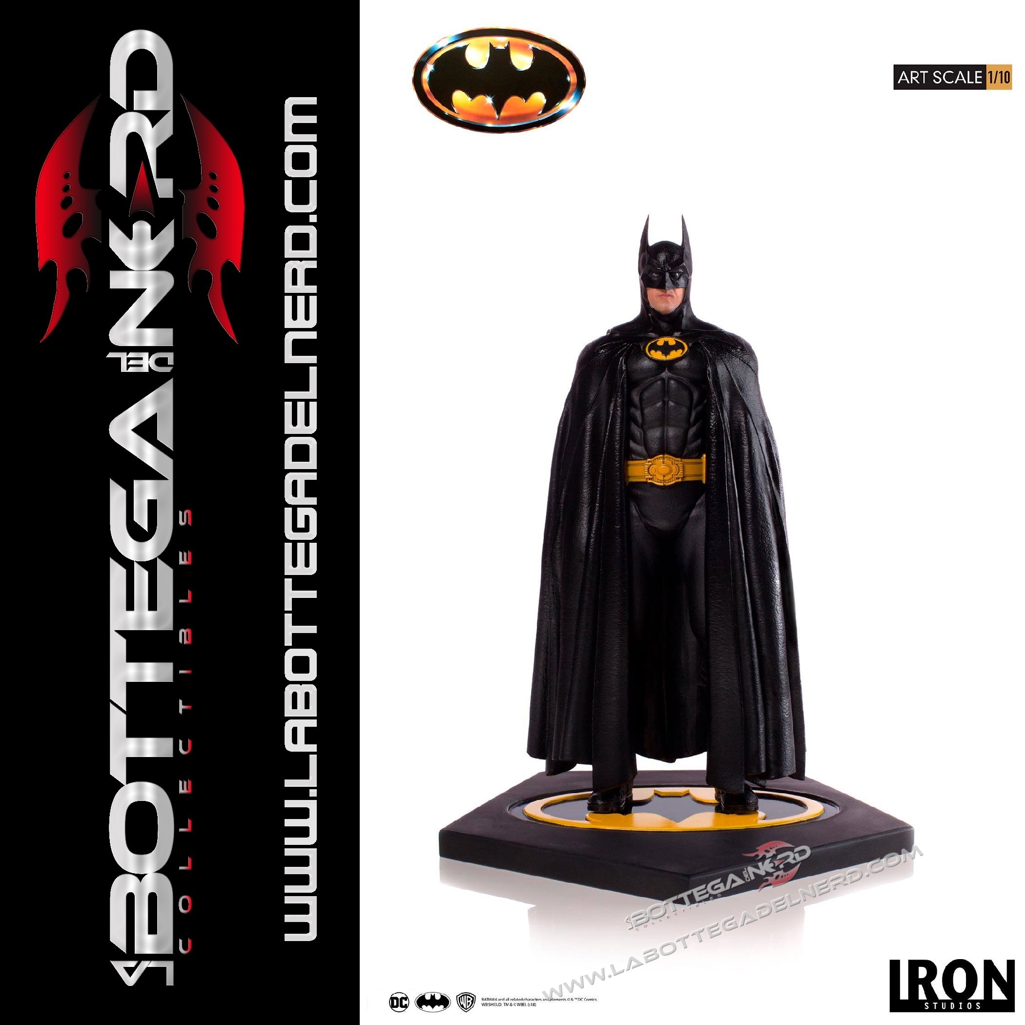 Batman (1989) - Statua 1/10 Batman 22cm