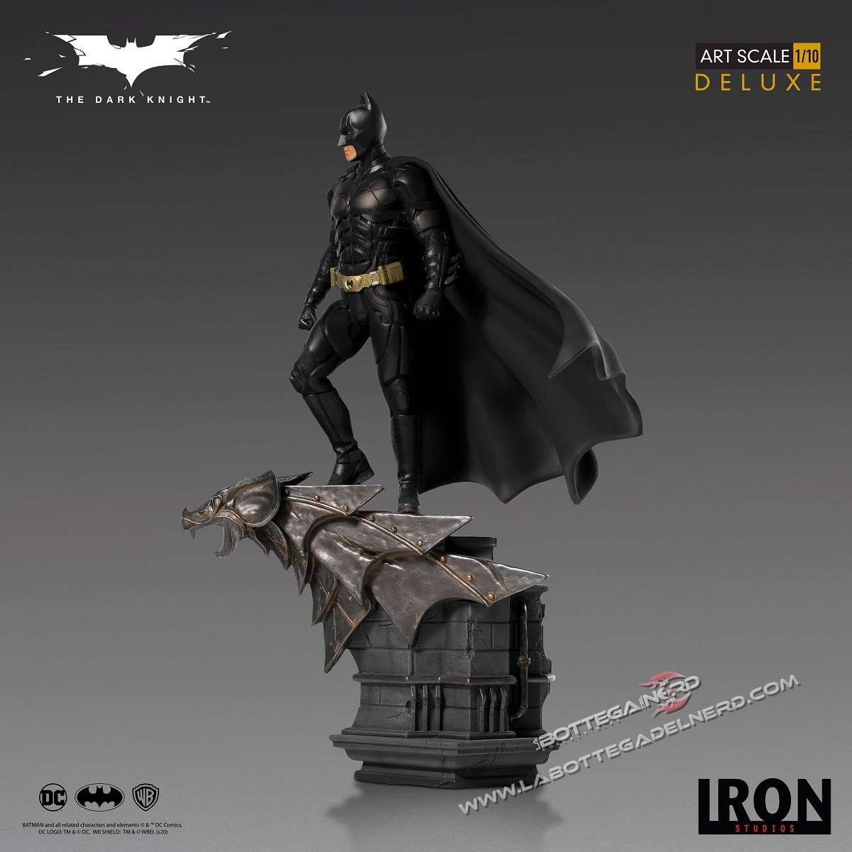 The Dark Knight - Deluxe Art Statua 1/10 Batman 31cm - immagine 2