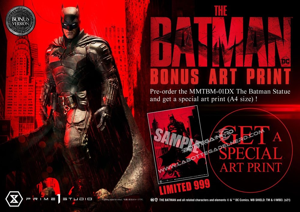 The Batman - Statue 1/3 Batman Special Art Edition Deluxe Bonus 88cm - immagine 12