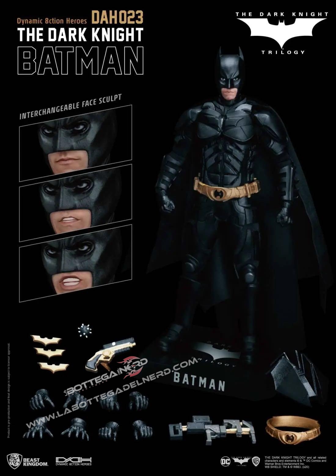 DC COMICS – Dark Knight Batman DLX Action Figure DynamicActionHero 21cm - immagine 4