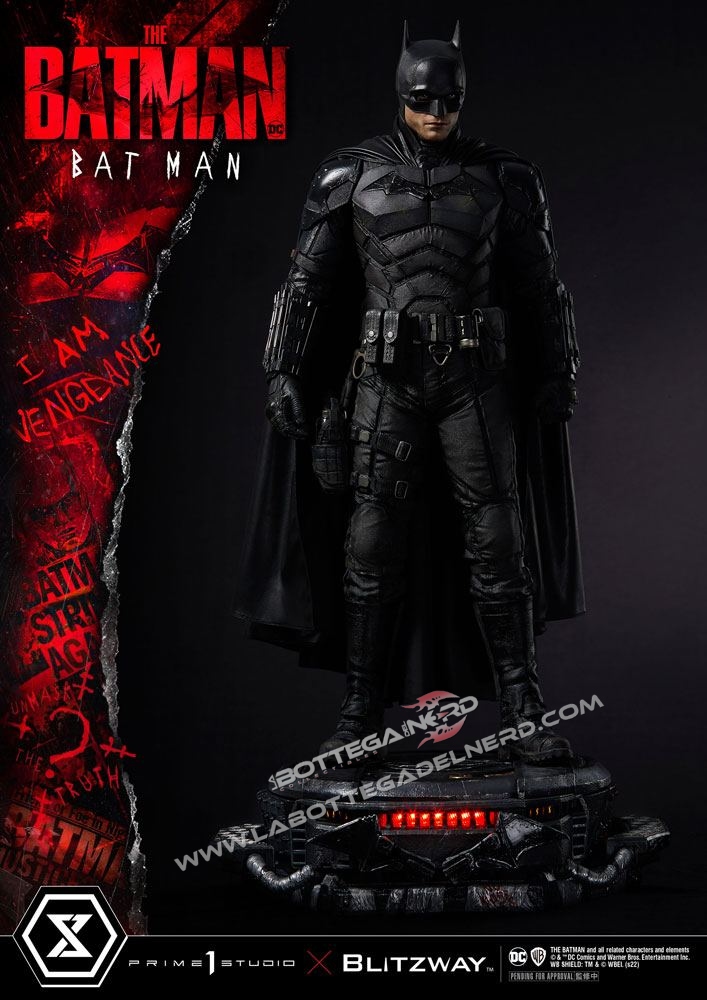 The Batman - Museum Statue 1/3 Batman Bonus Version 79cm - immagine 6