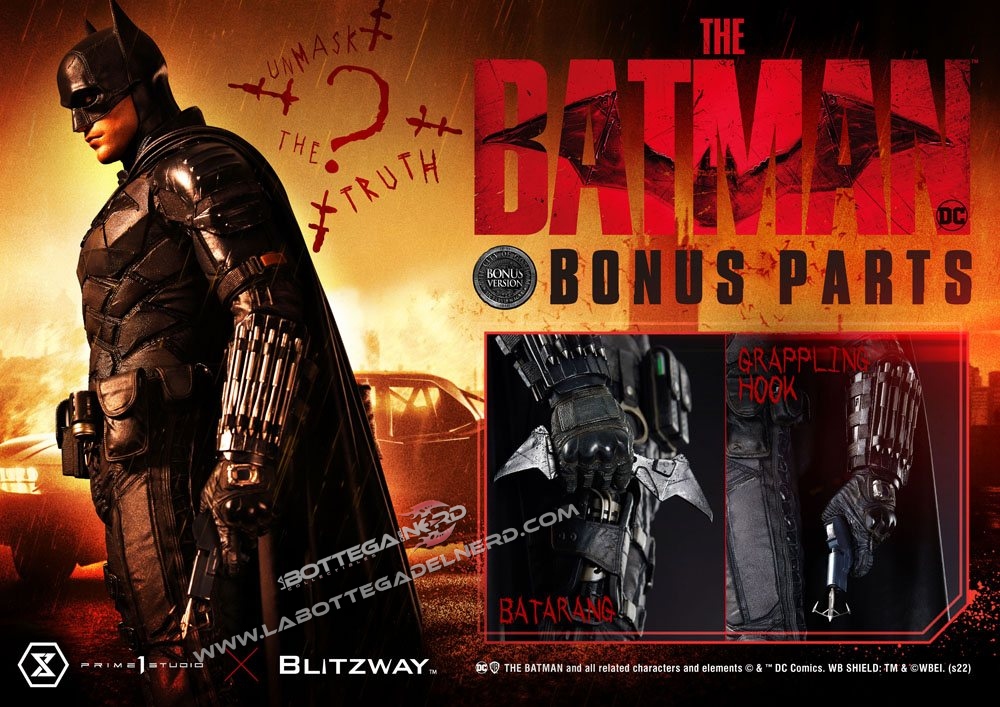 The Batman - Museum Statue 1/3 Batman Bonus Version 79cm - immagine 11