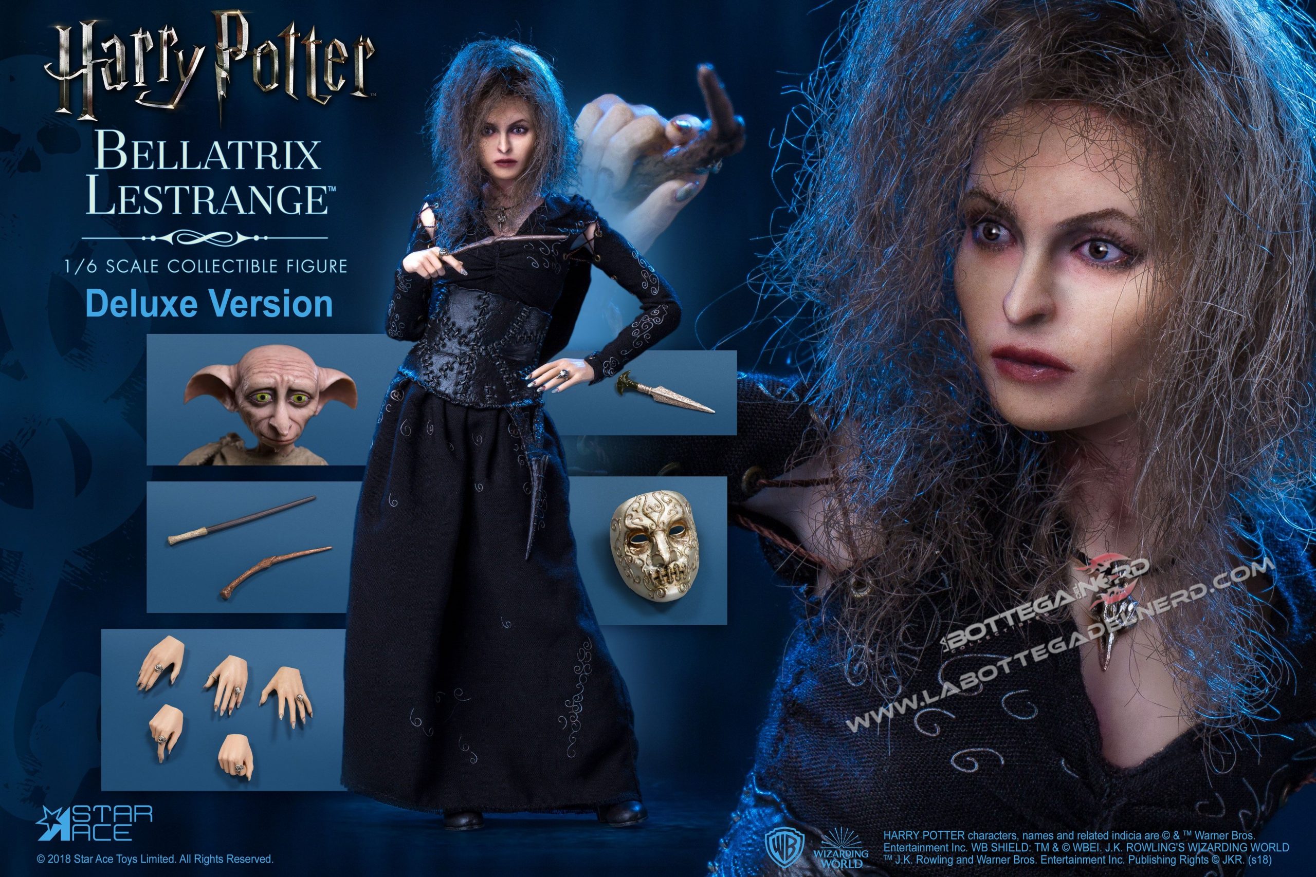 Harry Potter - Action Figure 1/6 Bellatrix Lestrange DELUXE - immagine 9