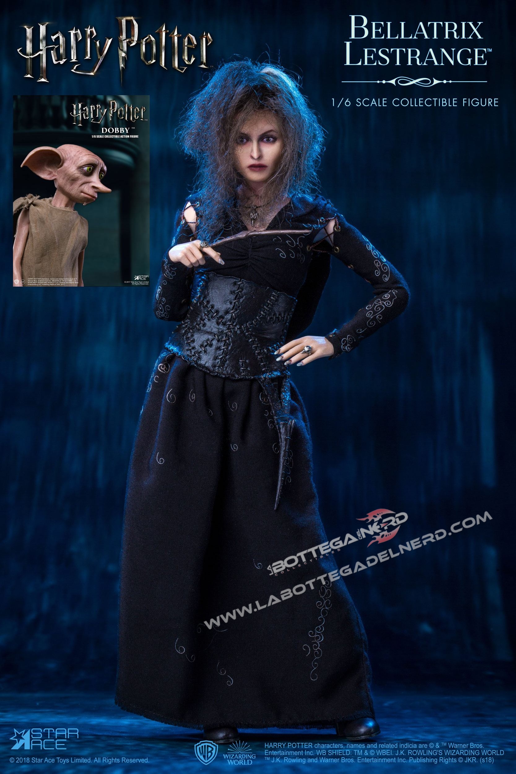 Harry Potter - Action Figure 1/6 Bellatrix Lestrange DELUXE - immagine 2