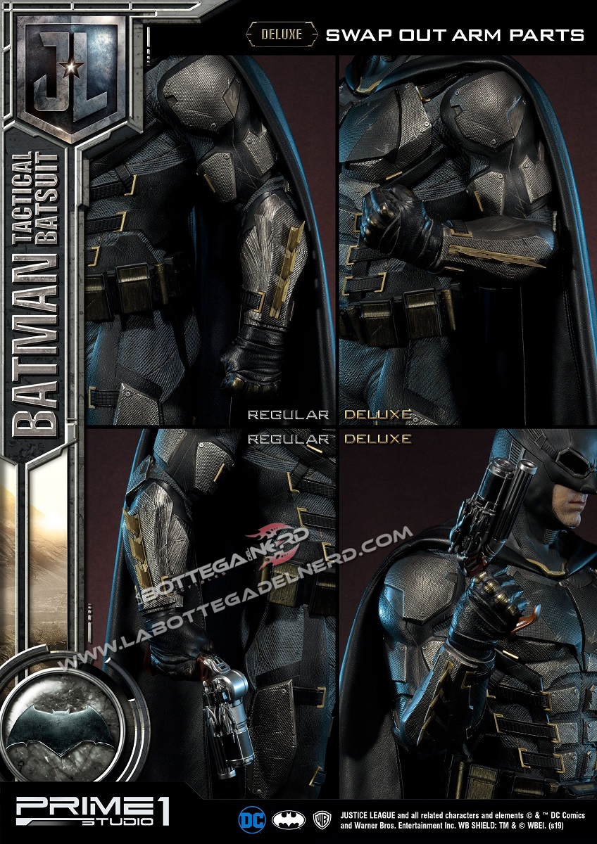 Justice League - Statua Batman Tactical Batsuit 88cm DELUXE - immagine 4