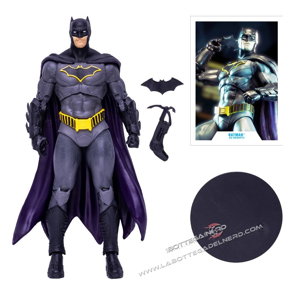 DC Multiverse - Action Figure Batman (DC Rebirth) 18cm - immagine 4
