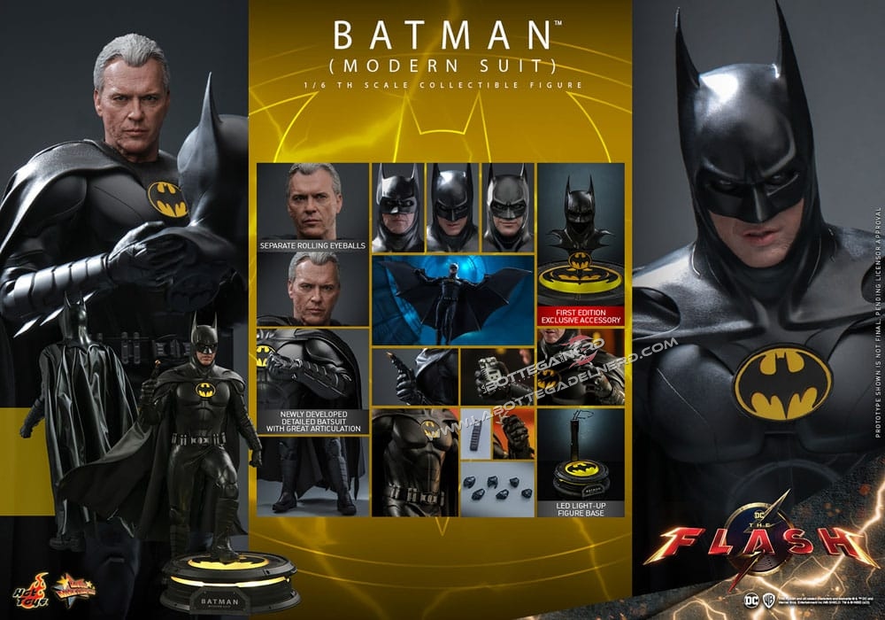 The Flash - Action Figure 1/6 Batman (Modern Suit) 30cm - immagine 12
