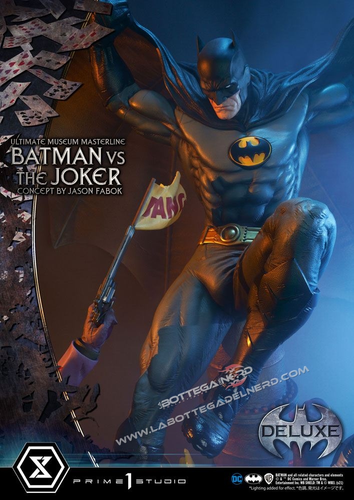 DC Comics Statue 1/3 Batman vs. The Joker Deluxe Bonus Version 85cm - immagine 10