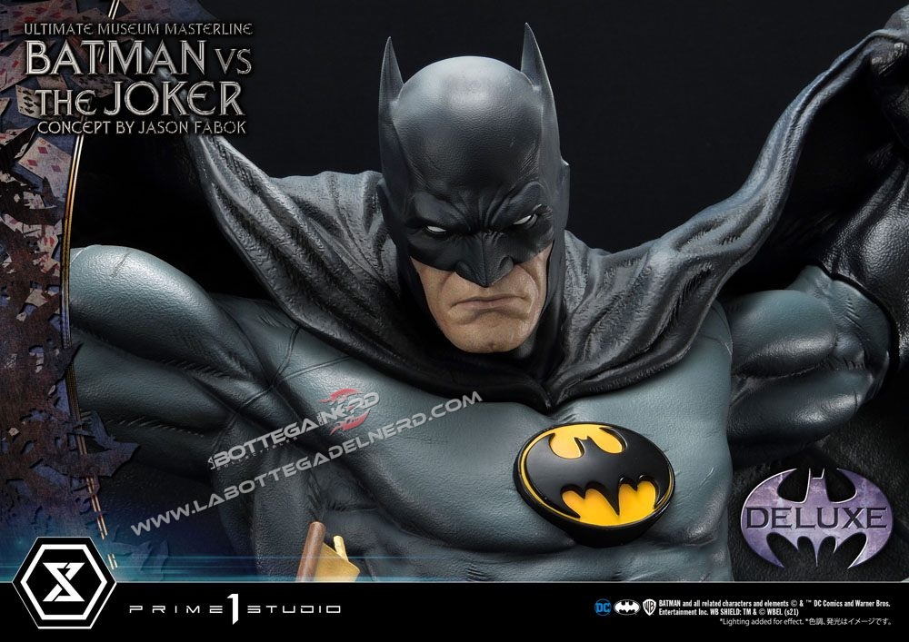 DC Comics Statue 1/3 Batman vs. The Joker Deluxe Bonus Version 85cm - immagine 5