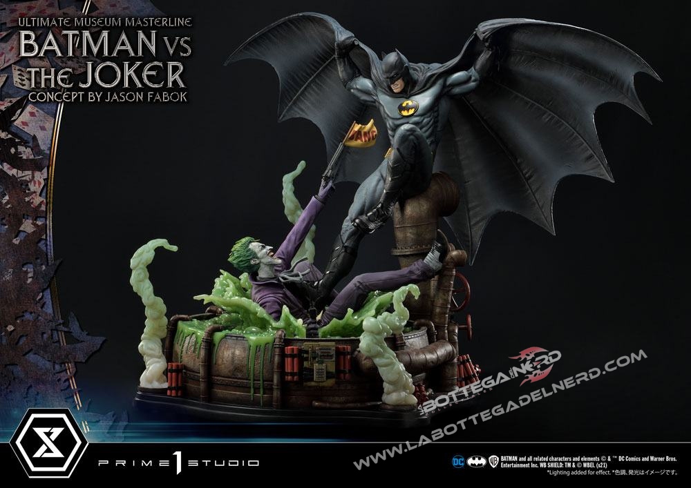 DC Comics - Statue 1/3 Batman vs. The Joker Standard Version 85cm - immagine 3