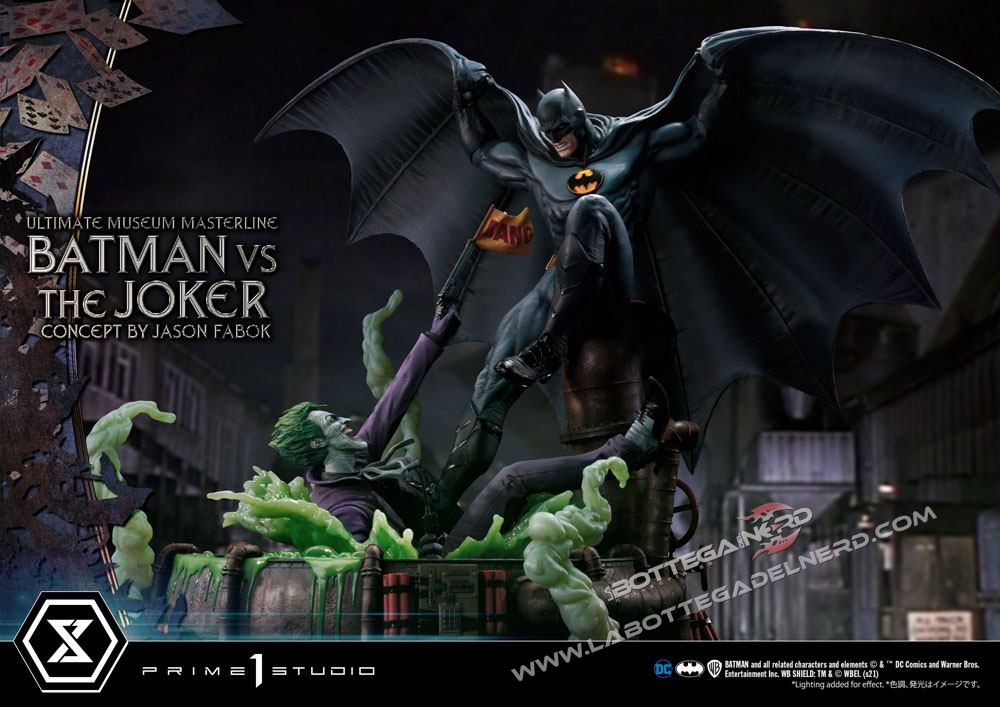 DC Comics - Statue 1/3 Batman vs. The Joker Standard Version 85cm - immagine 5