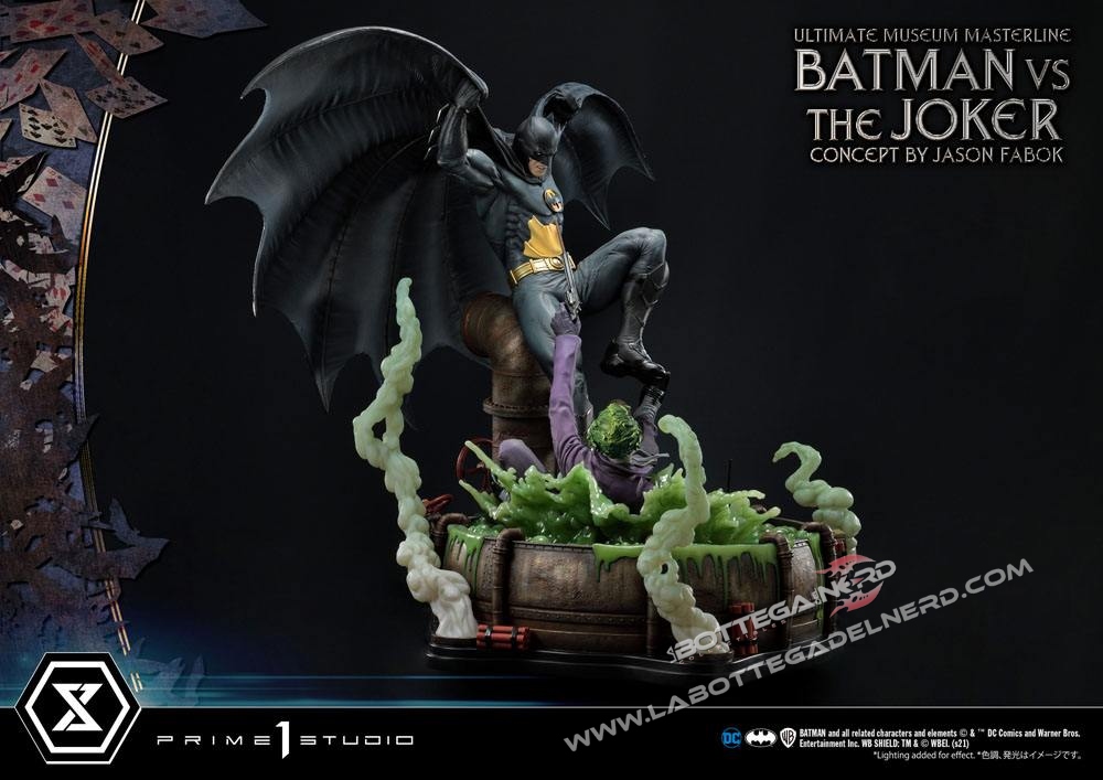 DC Comics - Statue 1/3 Batman vs. The Joker Standard Version 85cm - immagine 4
