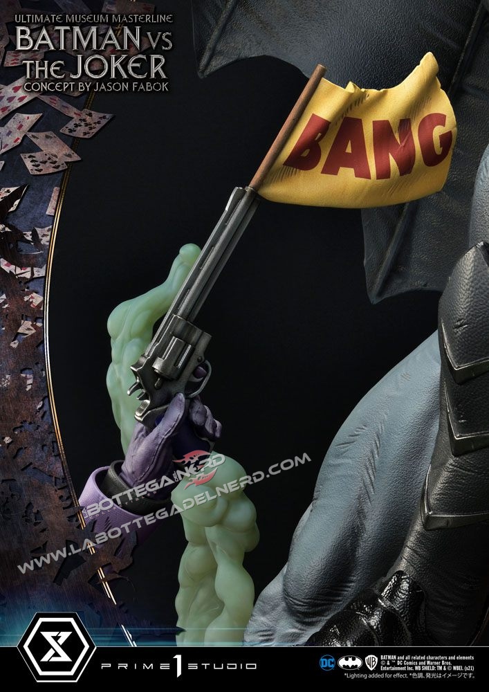 DC Comics - Statue 1/3 Batman vs. The Joker Standard Version 85cm - immagine 8