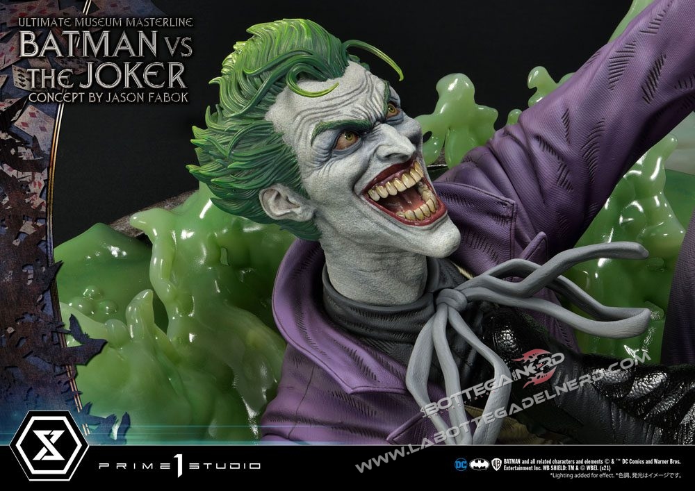 DC Comics - Statue 1/3 Batman vs. The Joker Standard Version 85cm - immagine 9