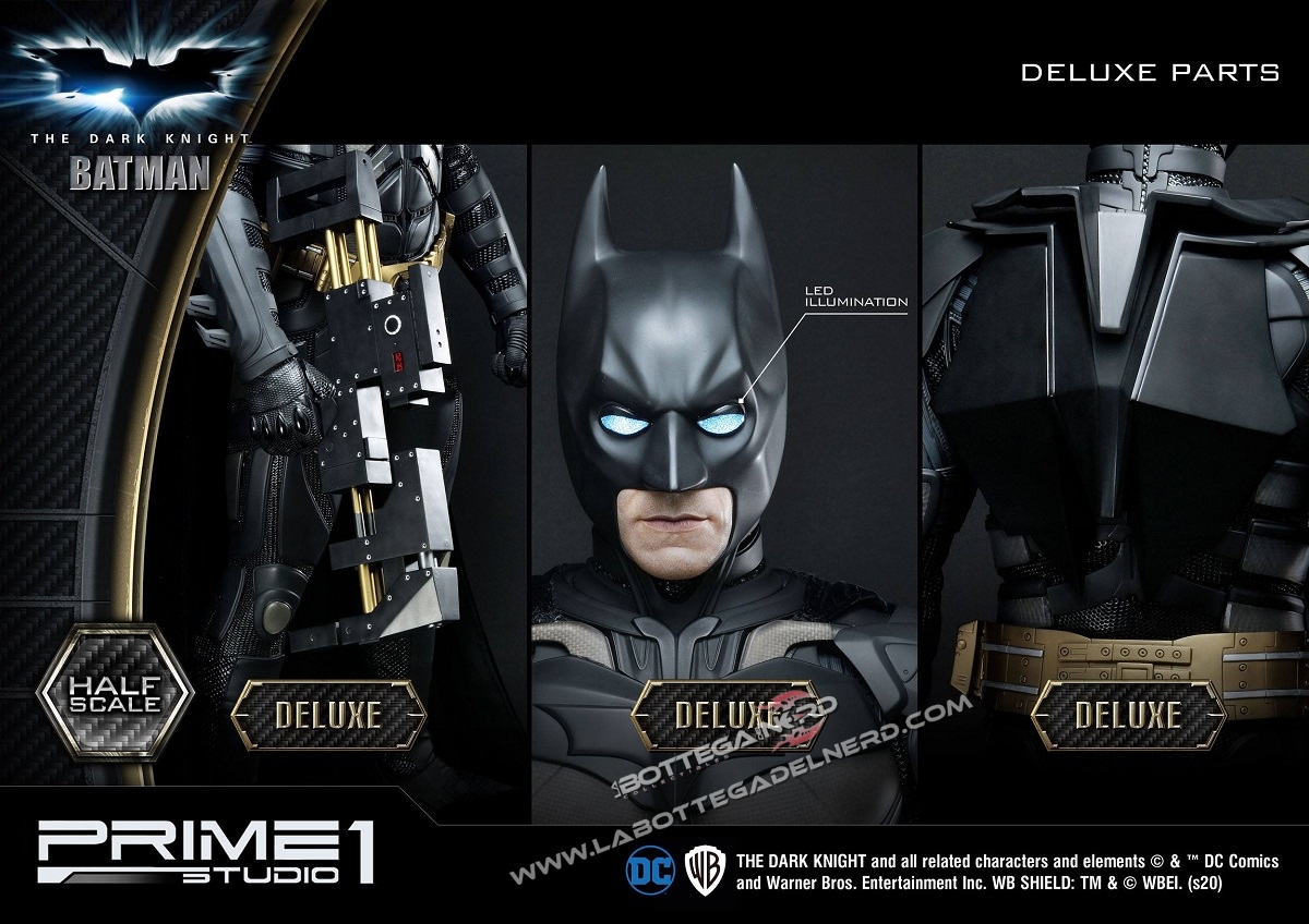 The Dark Knight - 1/2 Statua Batman Deluxe Version 104cm - immagine 8