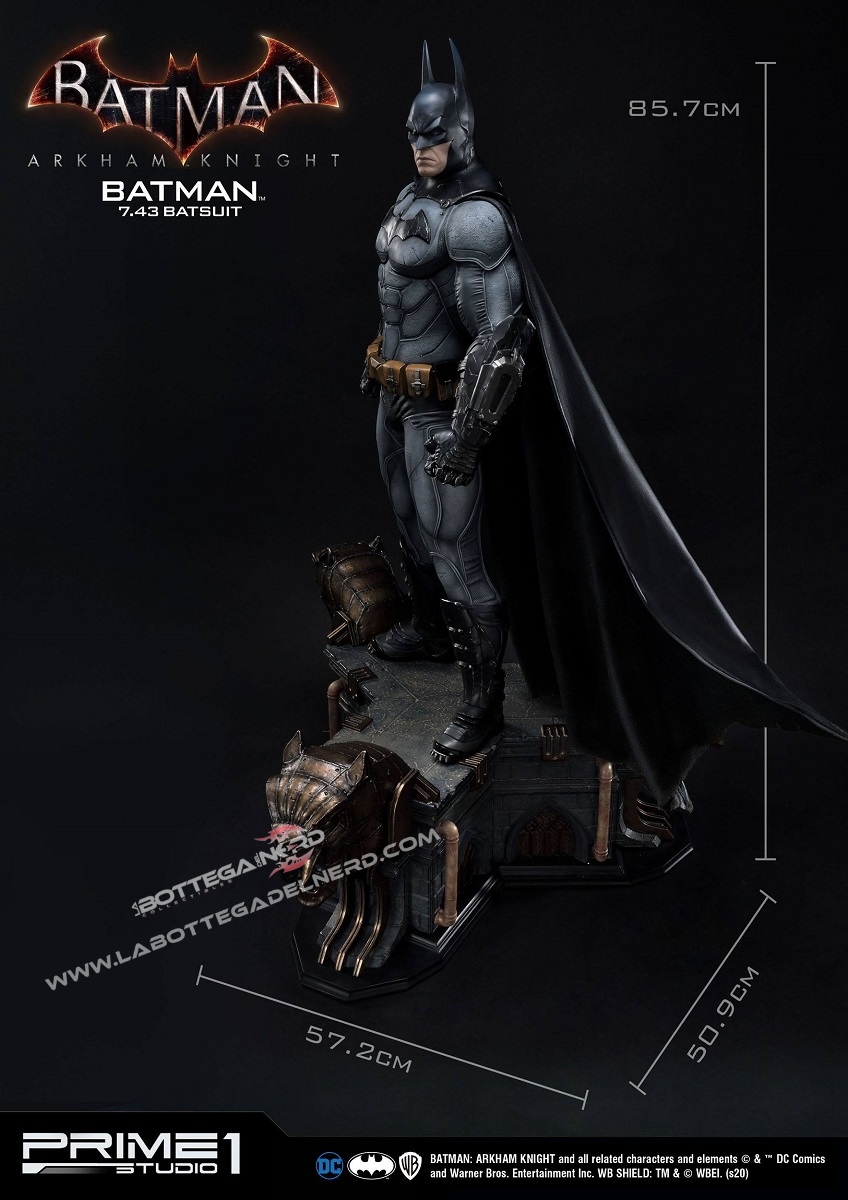 Batman Arkham Knight - Statue 1/3 Batman Batsuit v7.43 86cm - immagine 3