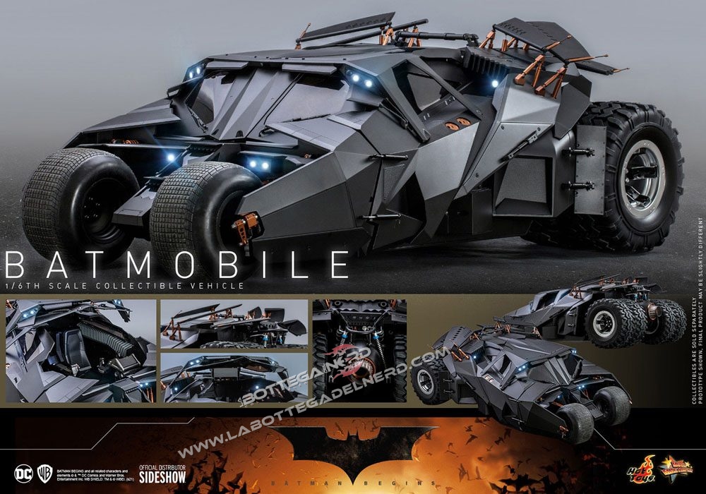 Batman The Dark Knight Rises - Movie Masterpiece 1/6 Batmobile 73cm - immagine 7