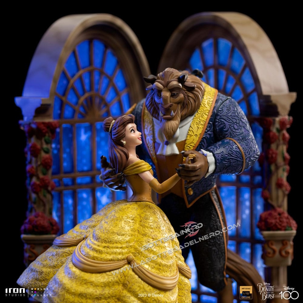 DISNEY - Statue 1/10 Beauty and the Beast Deluxe 29cm - immagine 10