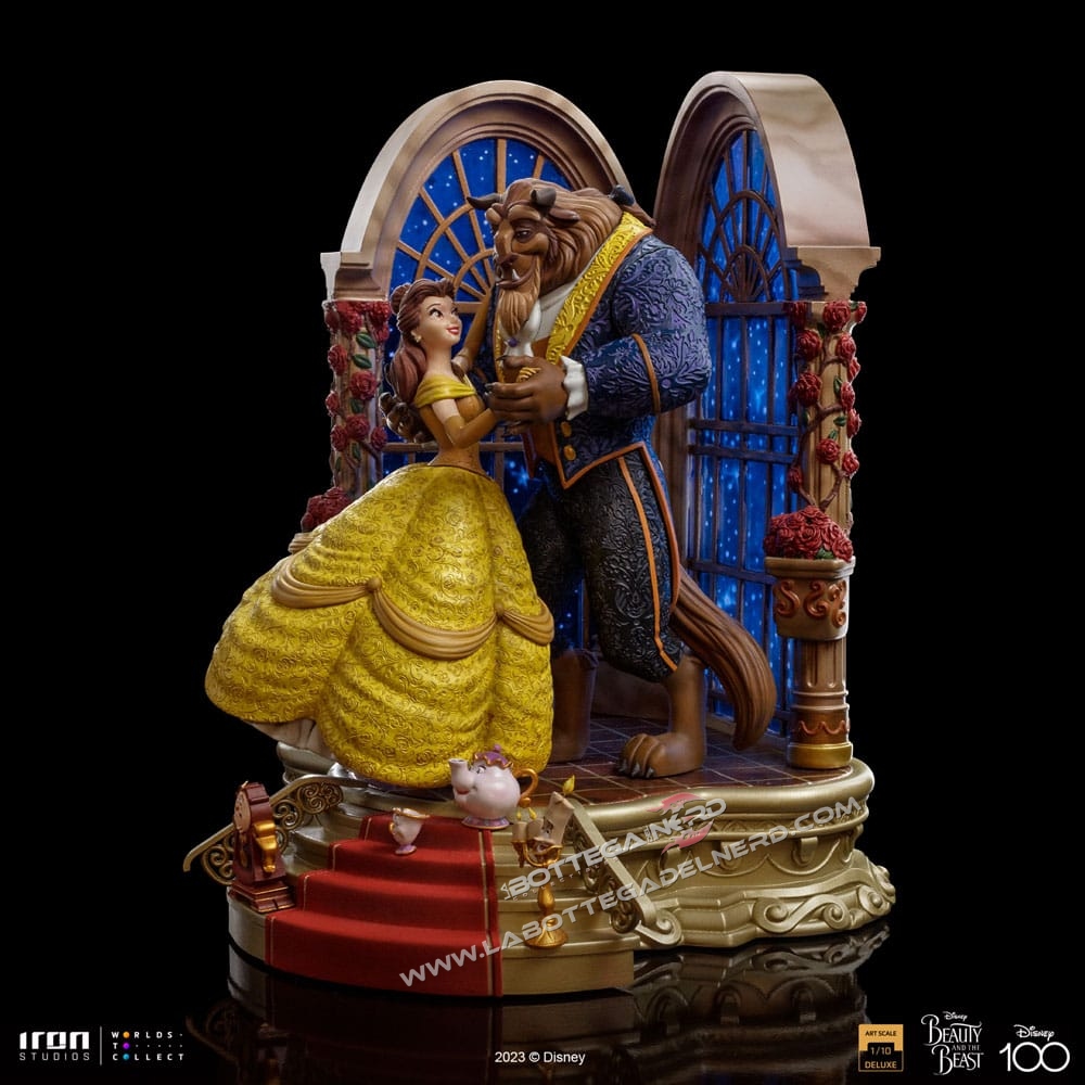 DISNEY - Statue 1/10 Beauty and the Beast Deluxe 29cm - immagine 9