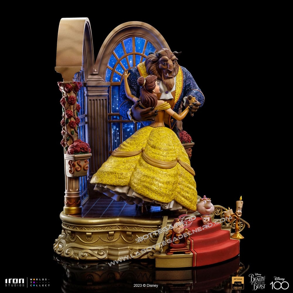 DISNEY - Statue 1/10 Beauty and the Beast Deluxe 29cm - immagine 5