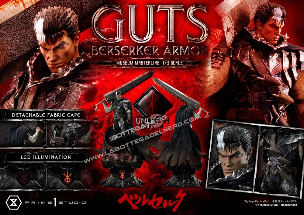 Berserk - Statue Guts Berserker Armor Unleash Edition 121cm - immagine 14