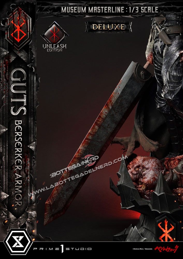 Berserk - Statue Guts Berserker Armor Unleash Edition Bonus Deluxe 121cm - immagine 11