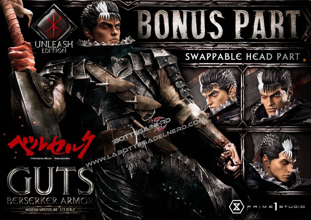 Berserk - Statue Guts Berserker Armor Unleash Edition Bonus Deluxe 121cm - immagine 13