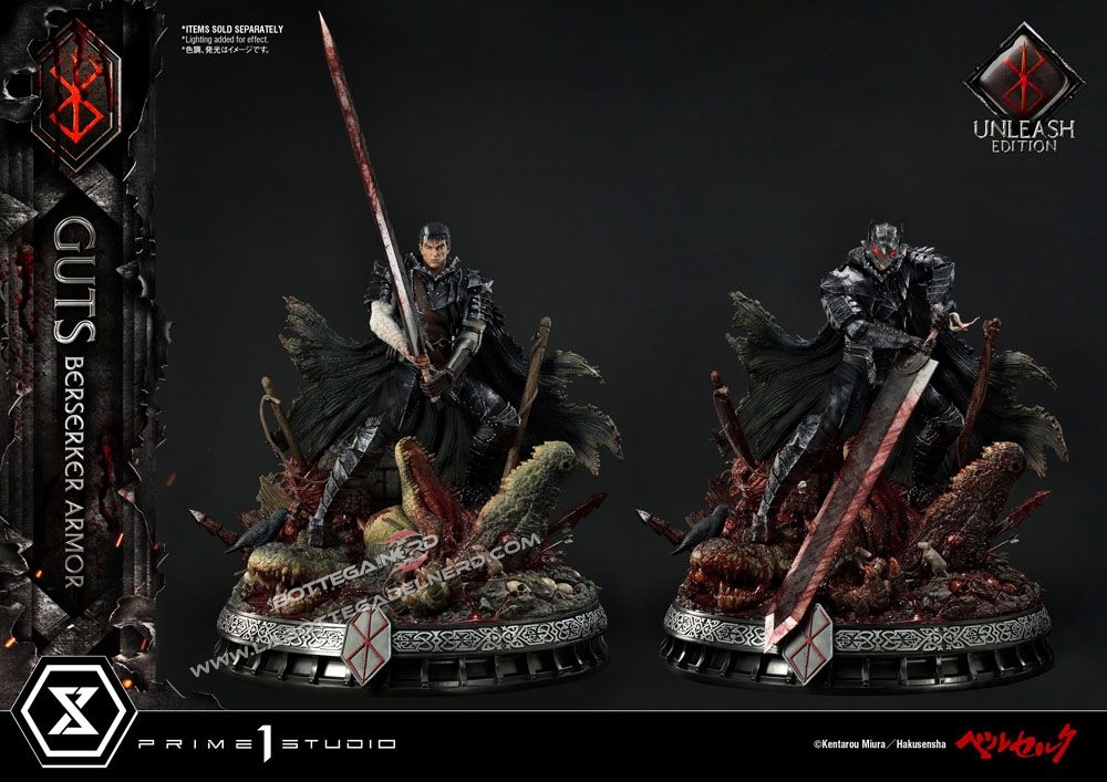 Berserk - Statua 1/4 Guts Berserker Armor Unleash Edition 91cm - immagine 5