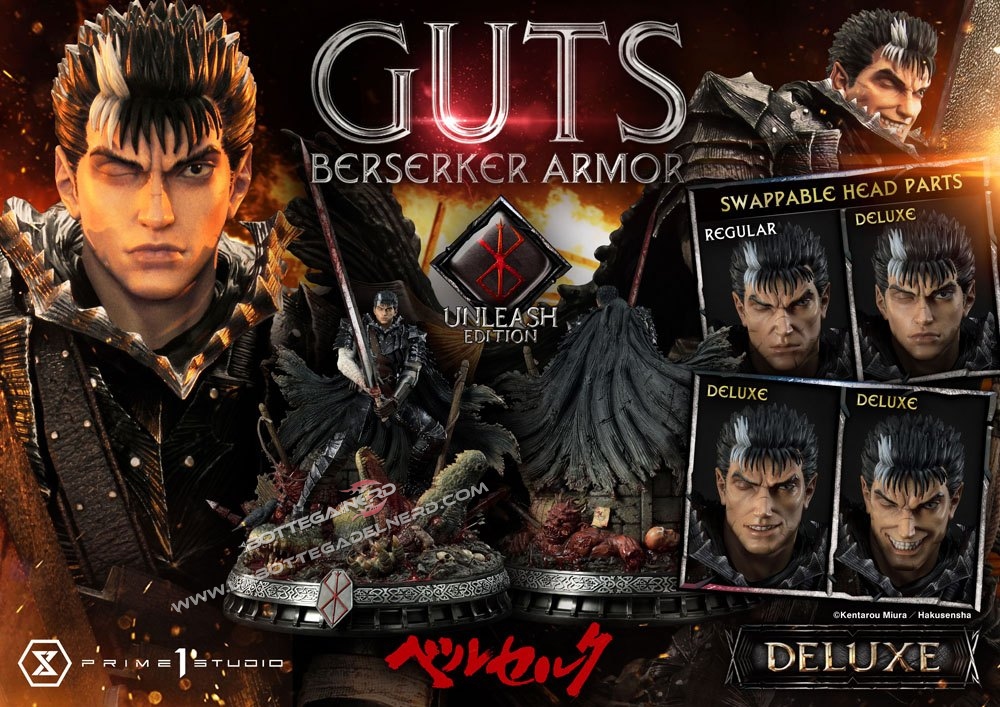 Berserk - Statua 1/4 Guts Berserker Armor Unleash Edition Deluxe 91cm - immagine 10