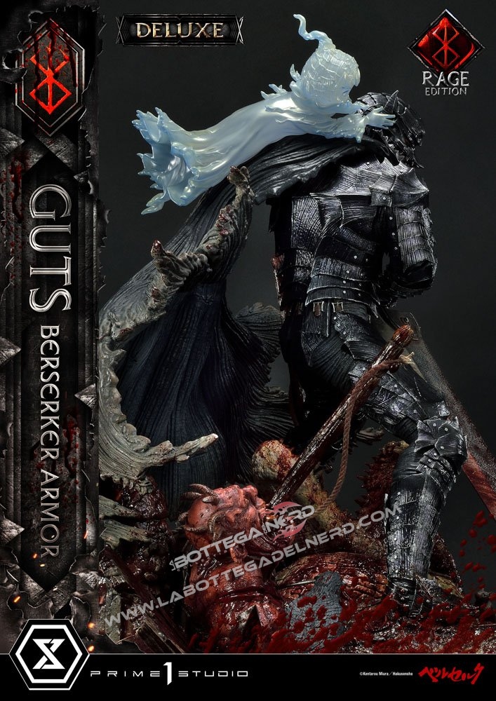 Berserk - Statua 1/4 Guts Berserker Armor Rage Edition Deluxe 67cm - immagine 8