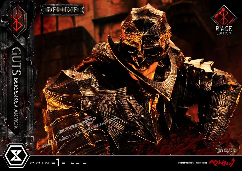 Berserk - Statua 1/4 Guts Berserker Armor Rage Edition Deluxe 67cm - immagine 6
