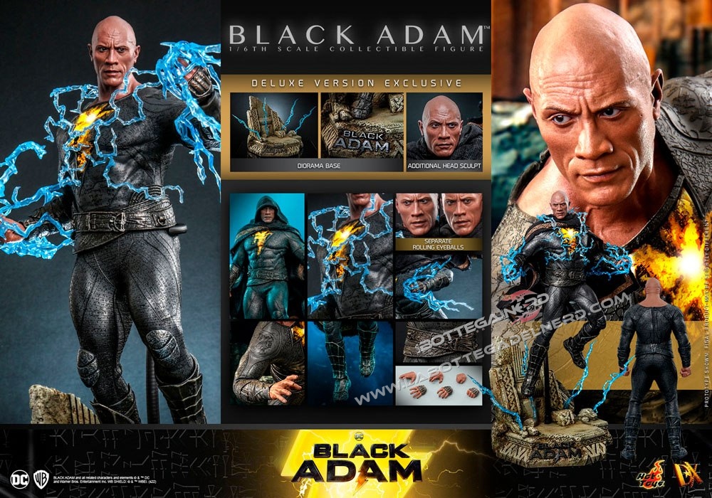 Black Adam - DX Action Figure 1/6 Black Adam DELUXE 33cm - immagine 11