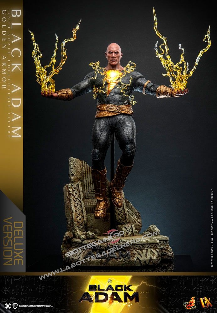 Black Adam - DX Action Figure 1/6 Black Adam Golden Armor 33cm - immagine 2