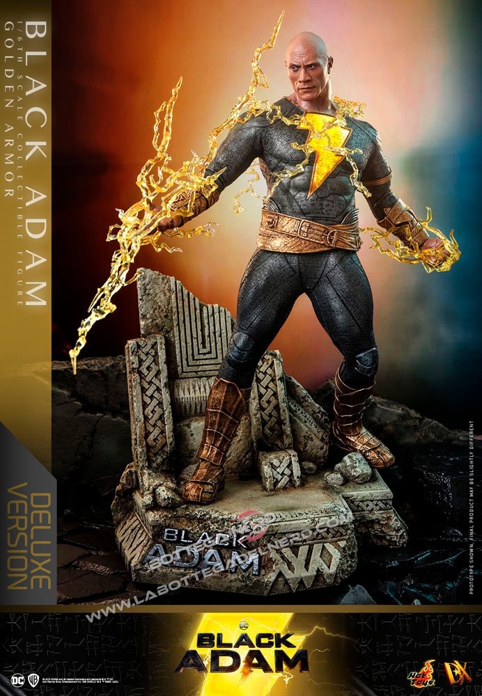 Black Adam - DX Action Figure 1/6 Black Adam Golden Armor 33cm - immagine 9