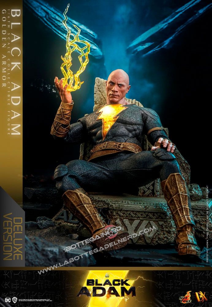 Black Adam - DX Action Figure 1/6 Black Adam Golden Armor 33cm - immagine 7