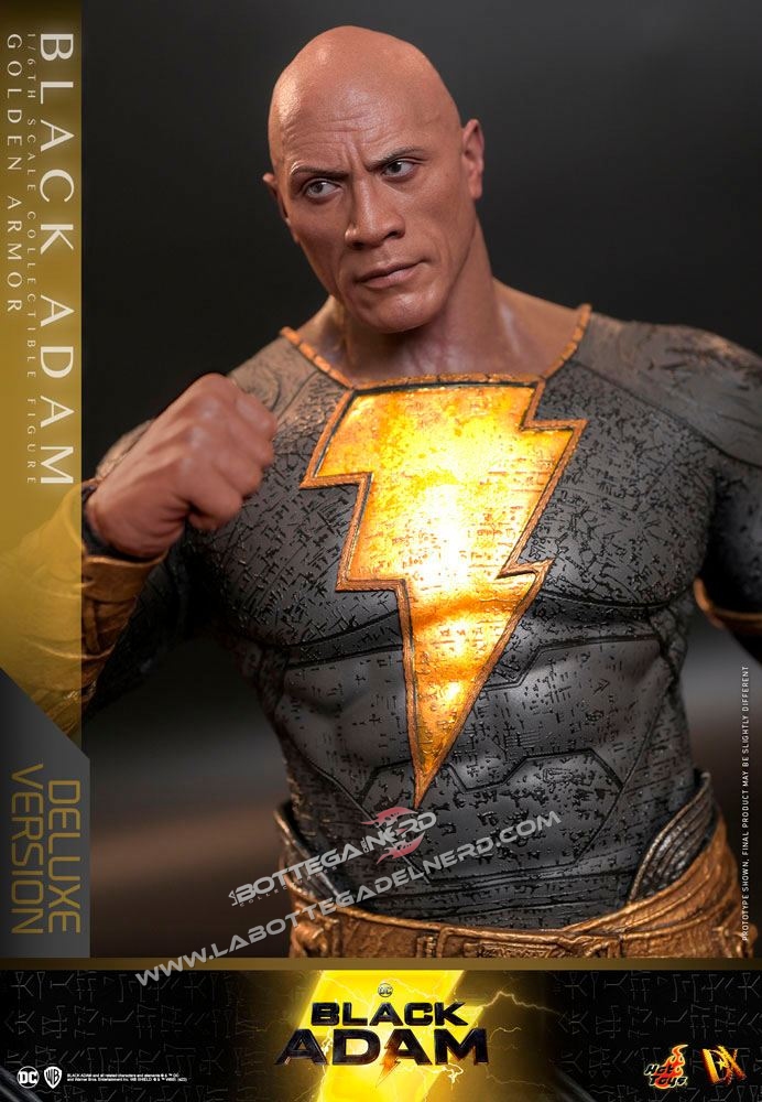 Black Adam - DX Action Figure 1/6 Black Adam Golden Armor 33cm - immagine 6