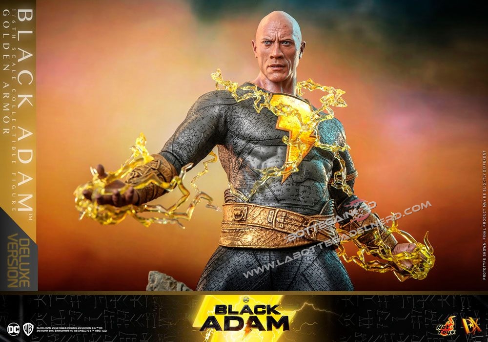 Black Adam - DX Action Figure 1/6 Black Adam Golden Armor 33cm - immagine 5